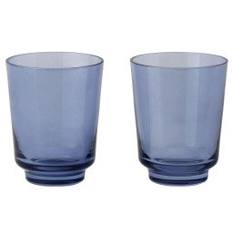 Raise glas 0.3L set van 2 donkerblauw