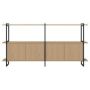Modular Cabinet MC-3L kast 200x101 zwart