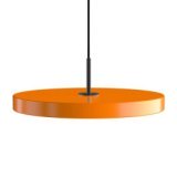 Asteria hanglamp LED medium zwart/nuance oranje