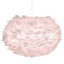 Eos hanglamp roze met wit snoer