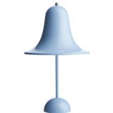 Pantop tafellamp LED oplaadbaar lichtblauw