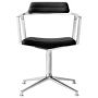 Vipp452 bureaustoel zonder wielen zwart