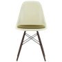 Eames DSW stoel fiberglass vast zitkussen mustard, Parchment