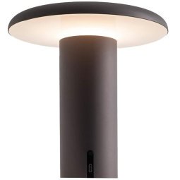 Takku tafellamp LED oplaadbaar anodized grey