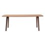 Essential Wood tafel 180x90 noten