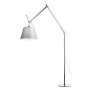 Tolomeo Mega Terra booglamp LED 3000K toetsdimmer alu grijs satijn 32