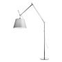 Tolomeo Mega Terra booglamp LED 3000K toetsdimmer alu grijs satijn 36