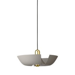 Cycnus hanglamp Ø45 taupe/goud