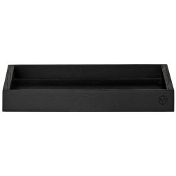 Wooden tray dienblad small zwart