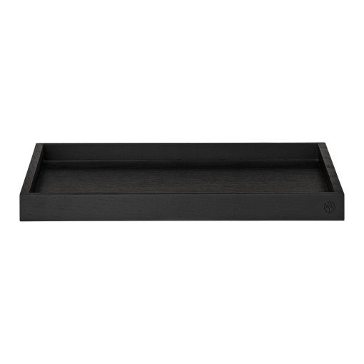 Wooden tray dienblad medium zwart