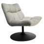 Bar fauteuil draaifauteuil lichtgrijs