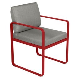 Bellevie Dining Armchair tuinstoel kussen grey taupe Poppy