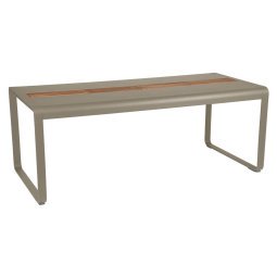 Bellevie tuintafel 196x90 met opbergruimte Nutmeg