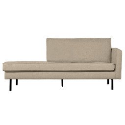 Rodeo daybed rechts bouclé