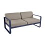 Bellevie 2-zits loungebank kussen grey taupe Deep Blue