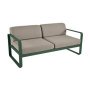 Bellevie 2-zits loungebank kussen grey taupe Cedar Green