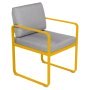 Bellevie Dining Armchair tuinstoel kussen flannelgrijs Honey