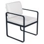 Bellevie Dining Armchair tuinstoel kussen wit Deep Blue