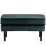 Rodeo velvet hocker teal