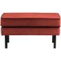 Rodeo velvet hocker chestnut