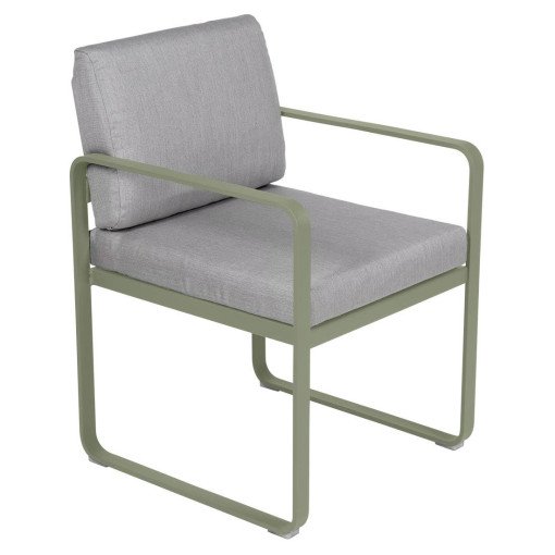 Bellevie Dining Armchair tuinstoel kussen flannelgrijs Cactus