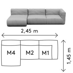 Grow loungebank D cloud