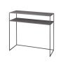 Fera sidetable console tafel steel gray