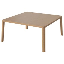 Graceful salontafel 90x90x42 naturel