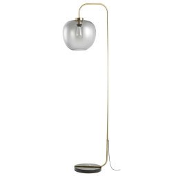 Grape vloerlamp zwart/messing