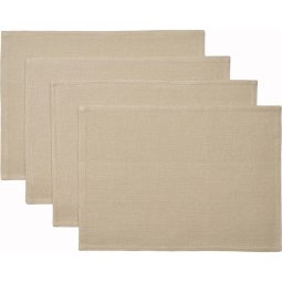 Soft Collection placemat set van 4 zand