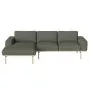 Elton bank 3-zits met chaise longue links groen