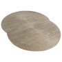 Zen Rounded vloerkleed 257x330 donkerbeige