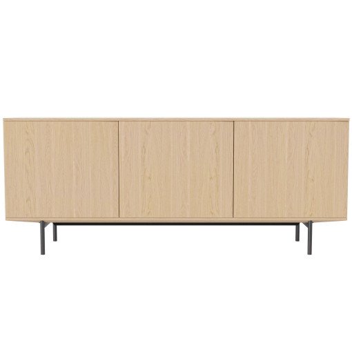 Silent dressoir wit gepigmenteerd geolied eiken