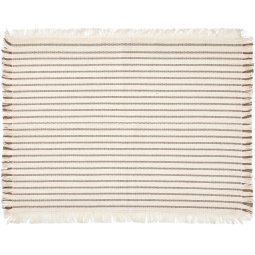 Elouise placemats set van 2 Off White/Fungi Grey