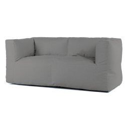 Bryck 2-zits loungebank eco medium grey