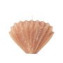 Seashell schelp kaars dusty peach