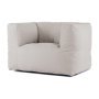 Bryck fauteuil met armleuning eco light grey