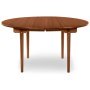 CH337 uitschuifbare tafel 140x115 mahonie