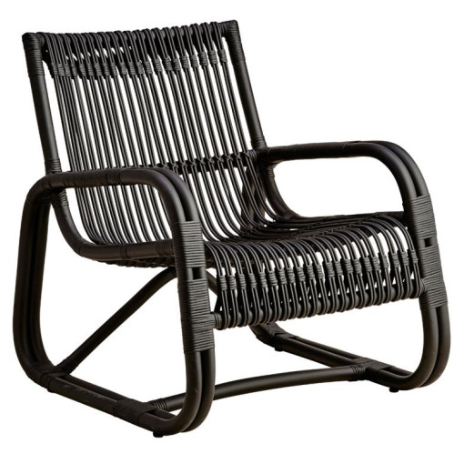 Curve Lounge fauteuil zwart