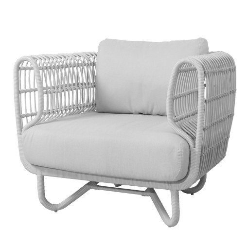 Nest Outdoor lounge fauteuil wit