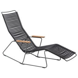 Click Sunrocker ligstoel black