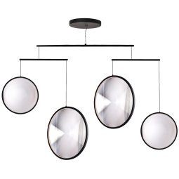 Focus 4 cluster hanglamp dimbaar LED zwart