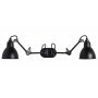 Les Doubles de Gras N204 wandlamp zwart