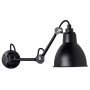 Lampe Gras N204 Single wandlamp zwart