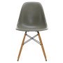 Eames DSW Fiberglass stoel geelachtig esdoorn, raw umber