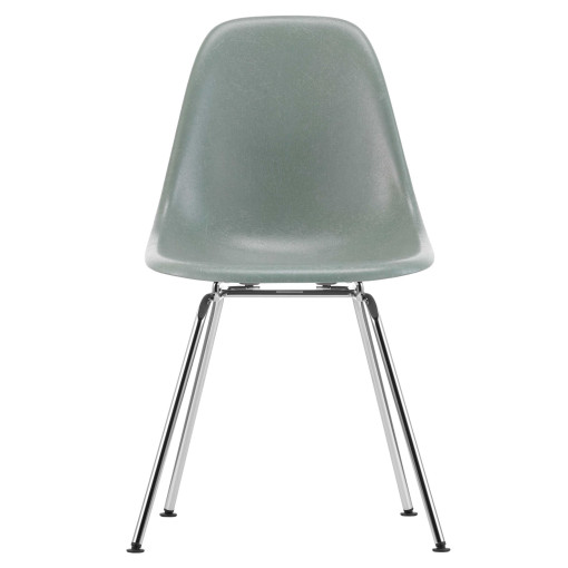 Eames DSX Fiberglass stoel chroom, sea foam green