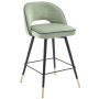 Cliff barkruk 69 set van 2 savona pistache green velvet