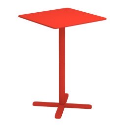 Darwin opklapbare statafel 70x70 rood