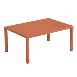 Round salontafel 70x100 maple red