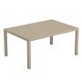 Round salontafel 70x100 taupe